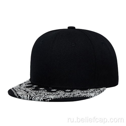 Unisex Black Snapback Baseball Cap установлена ​​для папы шляпы